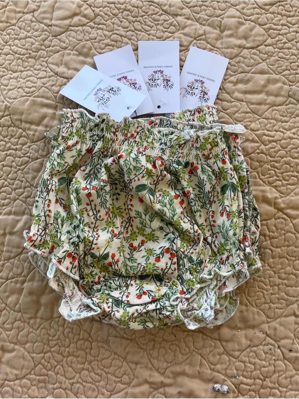 BNWT *Bundle of 4!!* Floral Baby Bloomers 6-12 Months